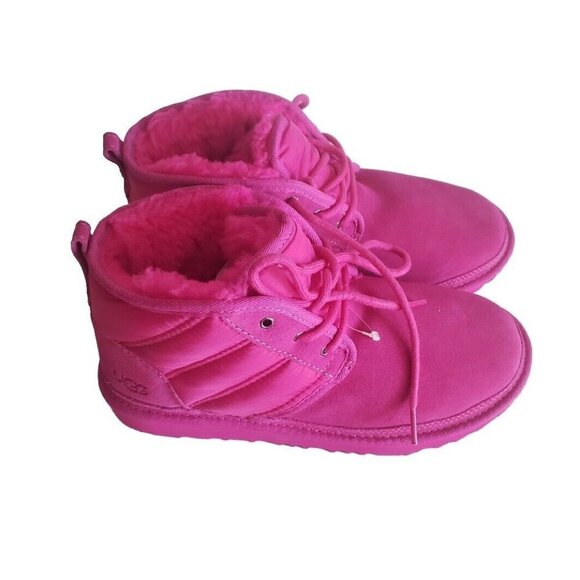 NEW UGG UNISEX KIDS NEUMEL LI LTA PINK BOOTS SZ 6 US